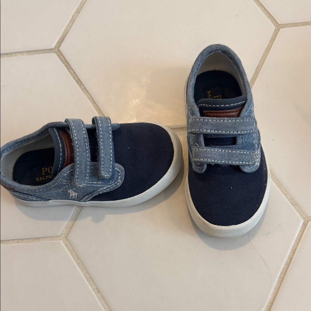 Polo by Ralph Lauren Kids' Blue and Denim Sneakers